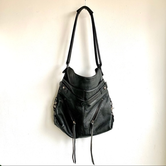 Botkier Black pebble leather hobo satchel bag - Picture 8 of 13